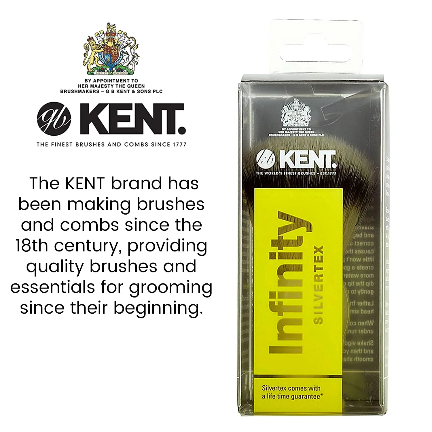 Kent Infinity Silvertex Shaving Brush - Image 10