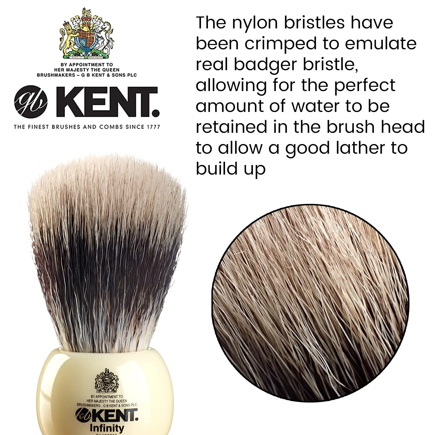 Kent Infinity Silvertex Shaving Brush - Image 8