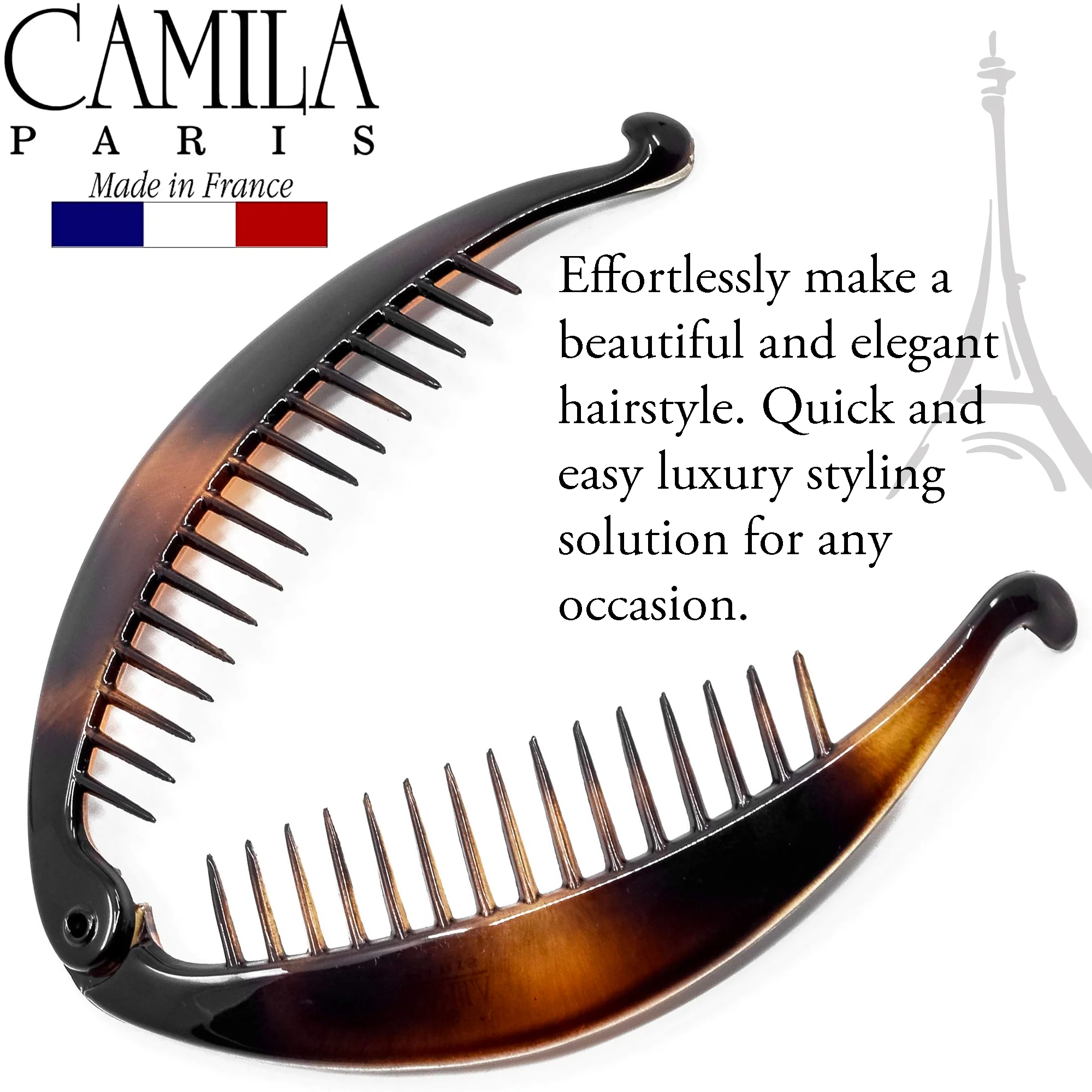 Camila Paris Hair Banana Clips Interlocking Ponytail - Image 101