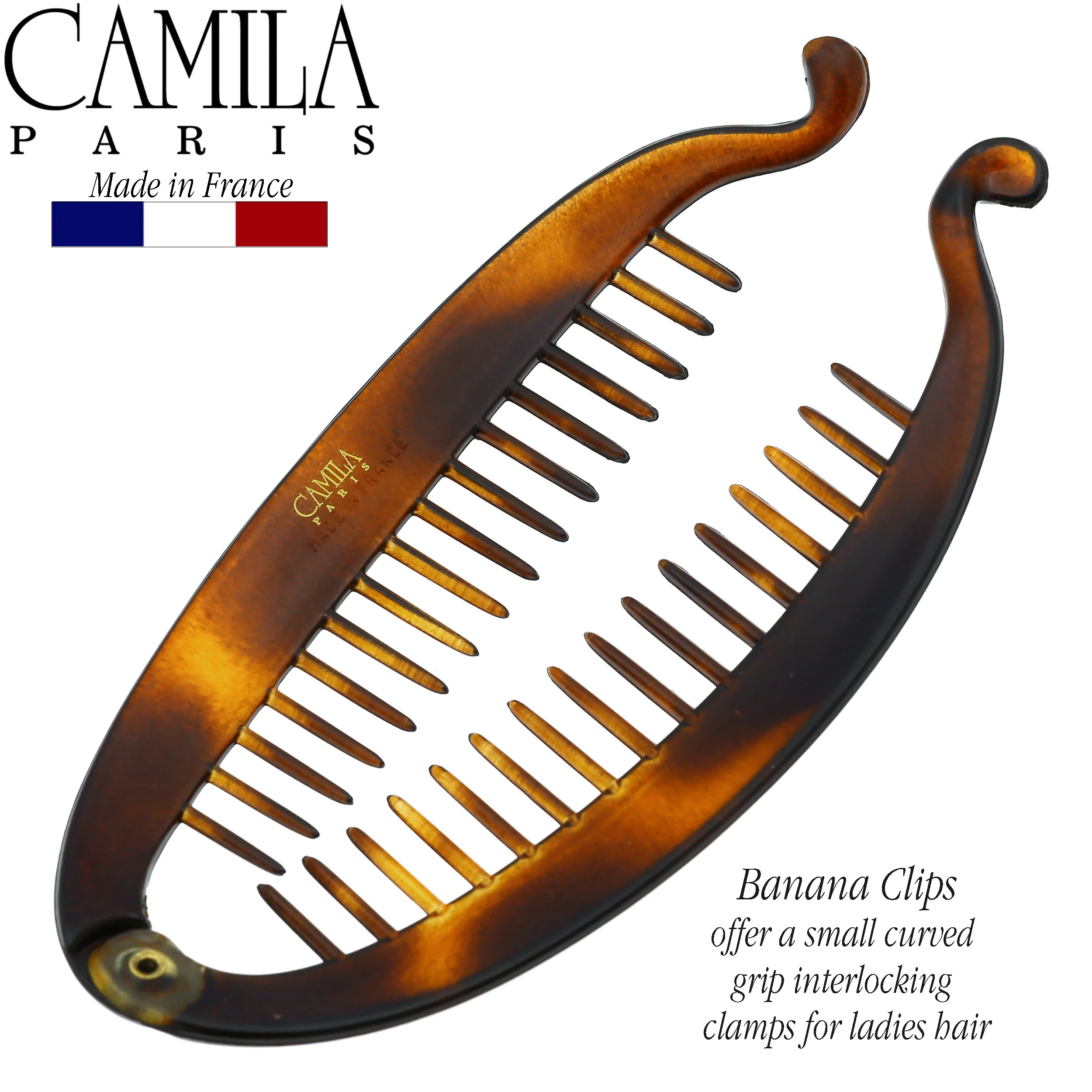 Camila Paris Hair Banana Clips Interlocking Ponytail - Image 3