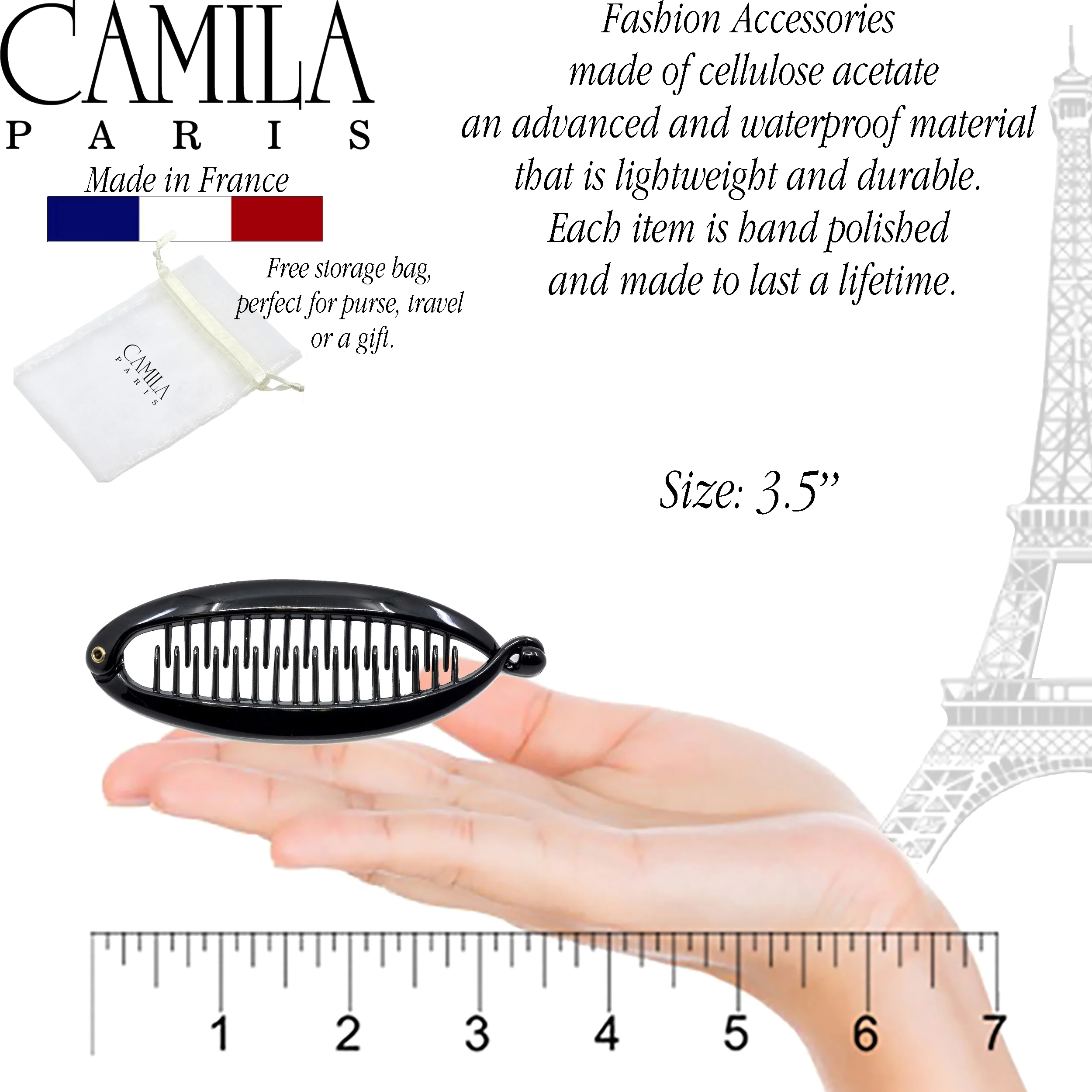Camila Paris Hair Banana Clips Interlocking Ponytail - Image 7