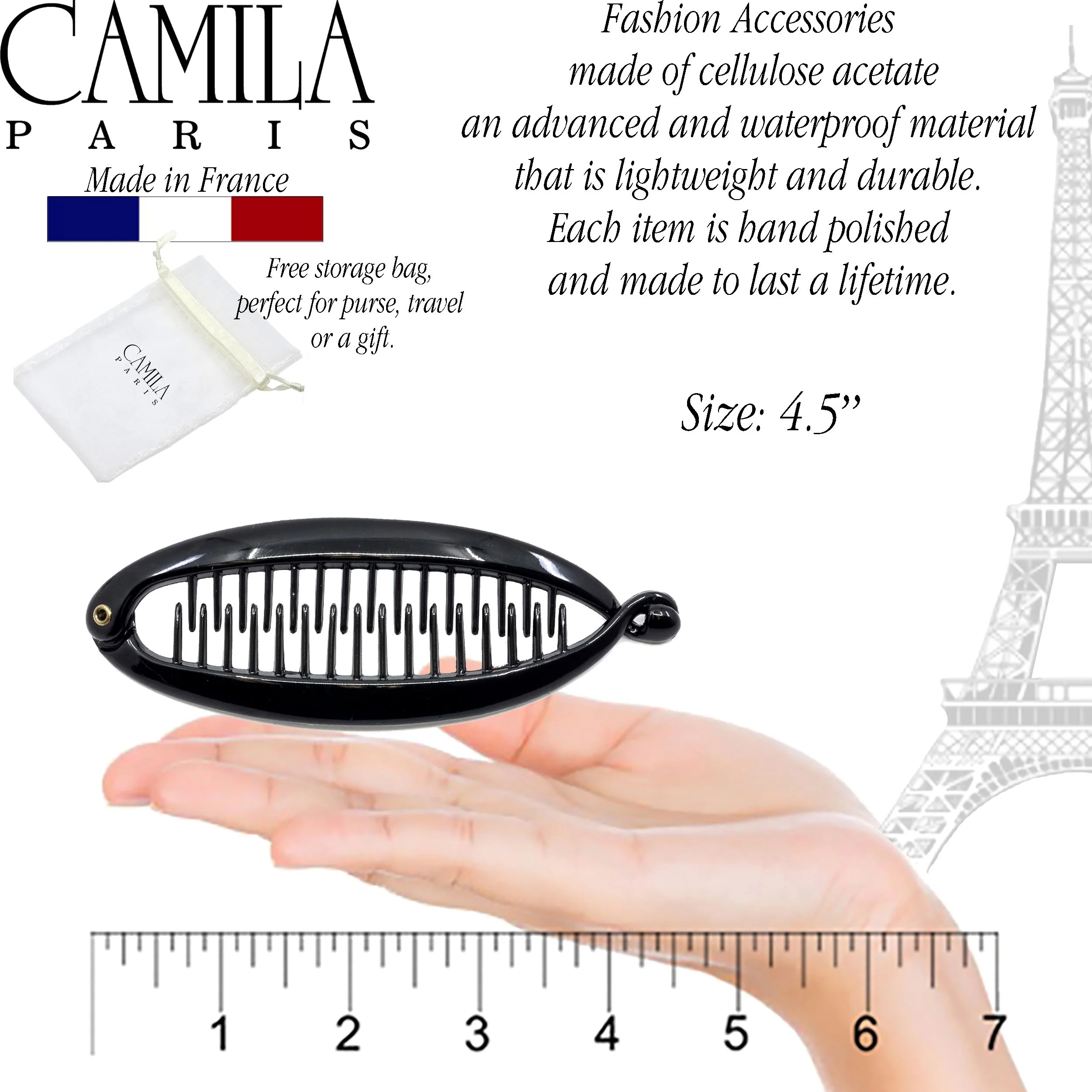 Camila Paris Hair Banana Clips Interlocking Ponytail - Image 92