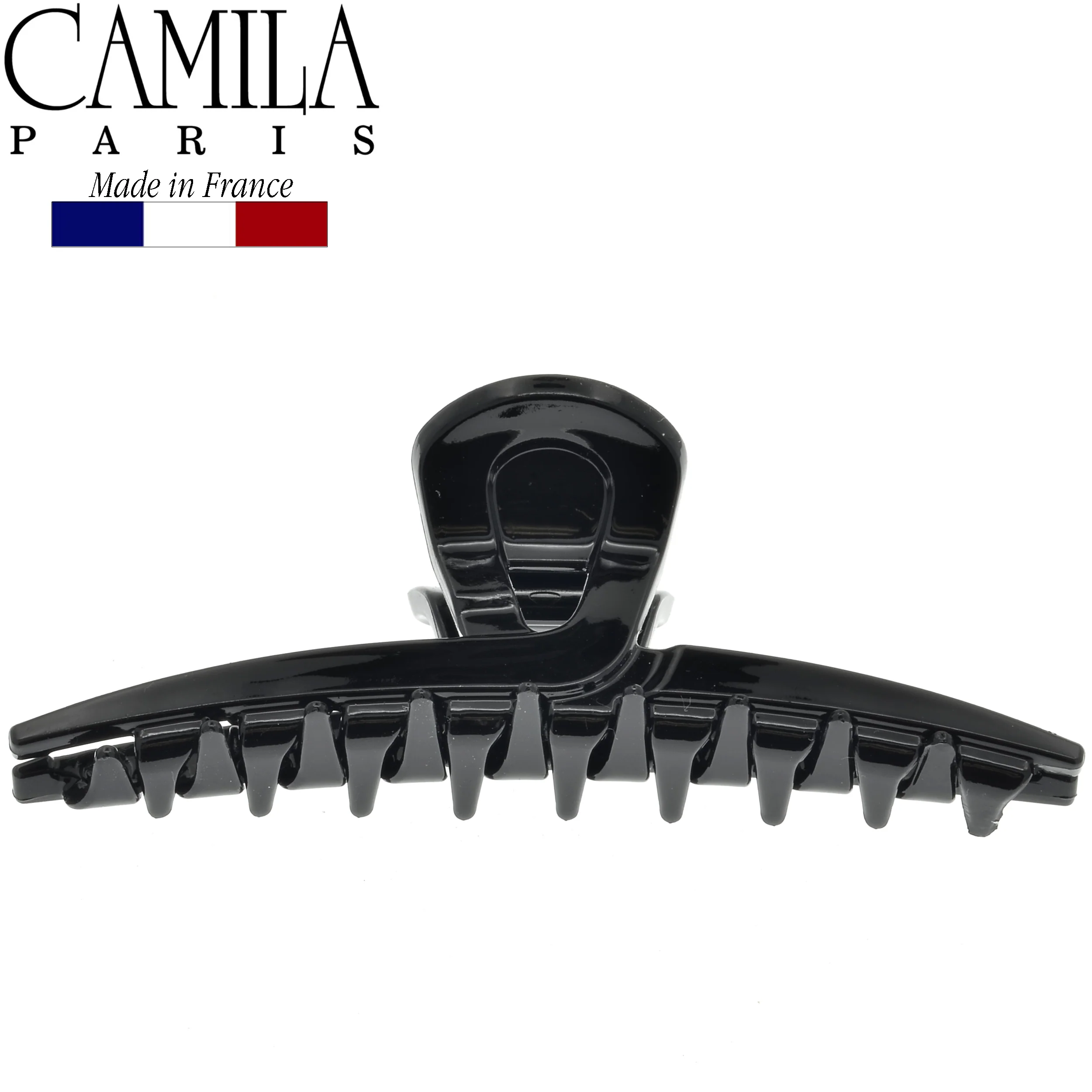 Camila Paris Joan Narrow Covered Spring Hair Clip - Image 7