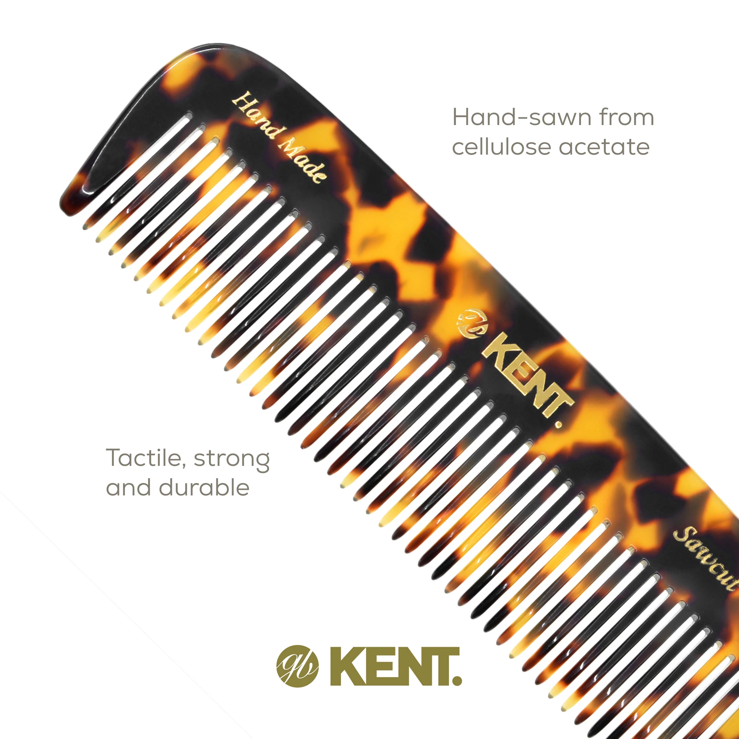 Kent 12T Wide Tooth Handmade Beard Comb - Image 11