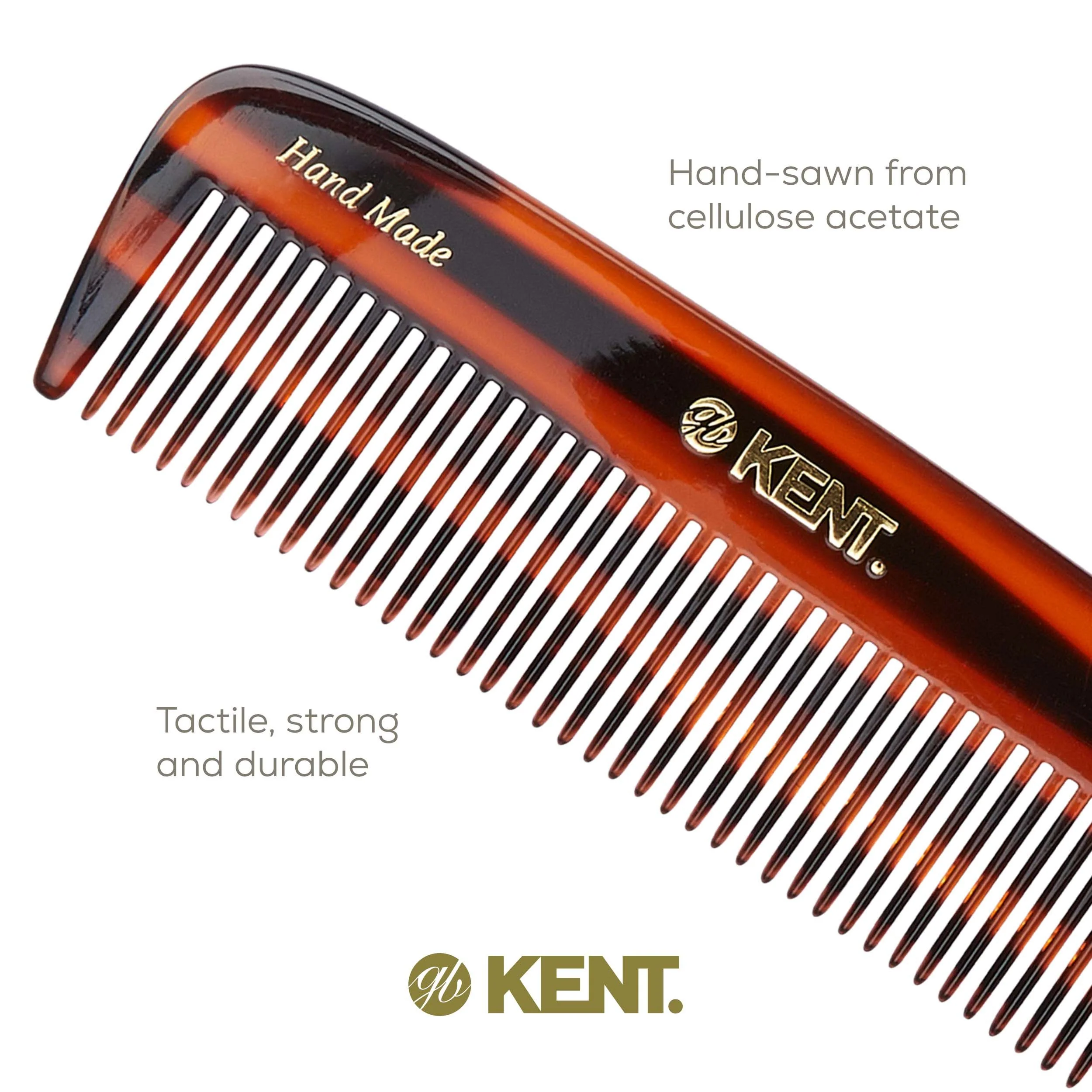 Kent 12T Wide Tooth Handmade Beard Comb - Image 5