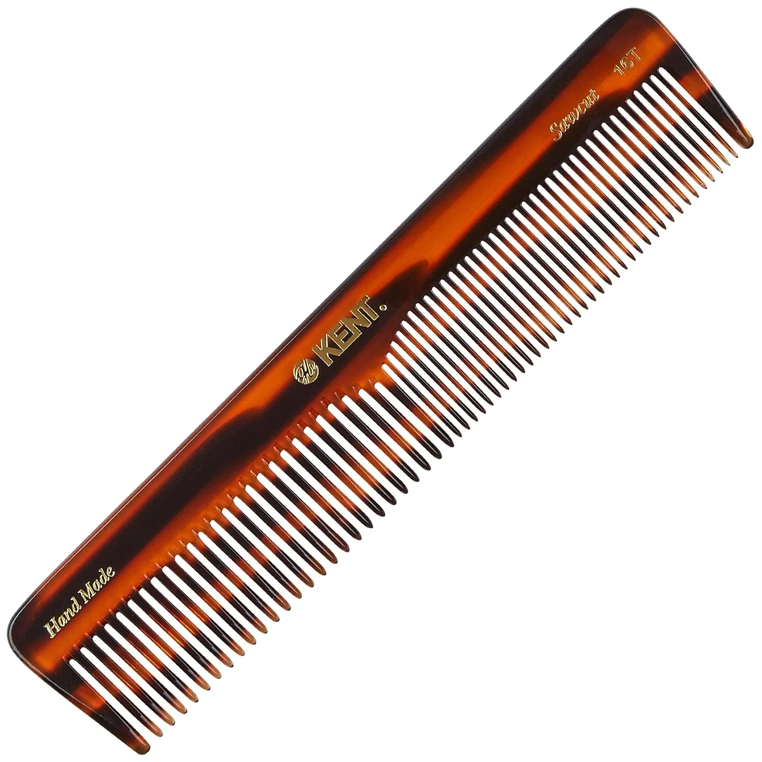 Kent 16T Mixed Tooth Handmade Comb - Image 13