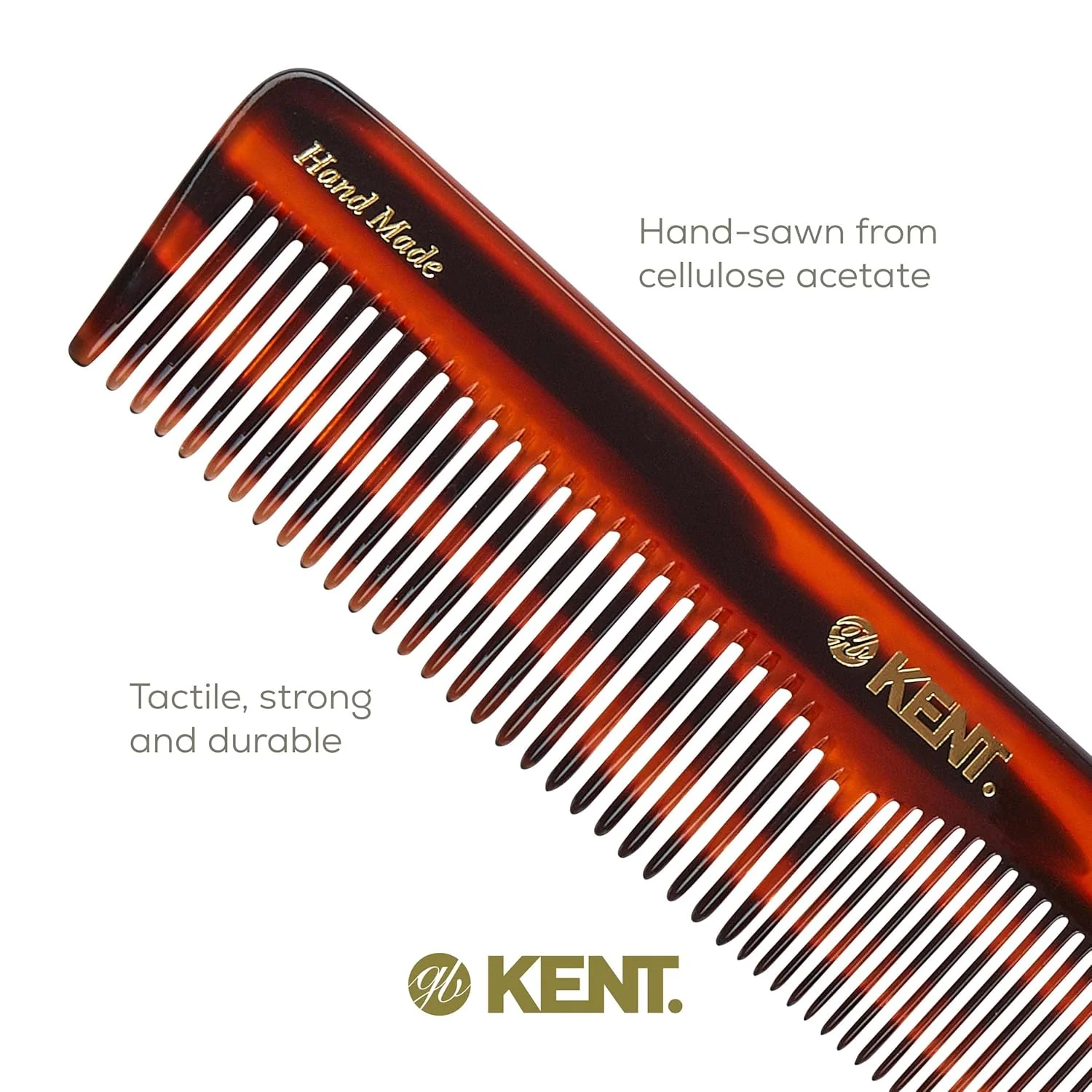 Kent 16T Mixed Tooth Handmade Comb - Image 17