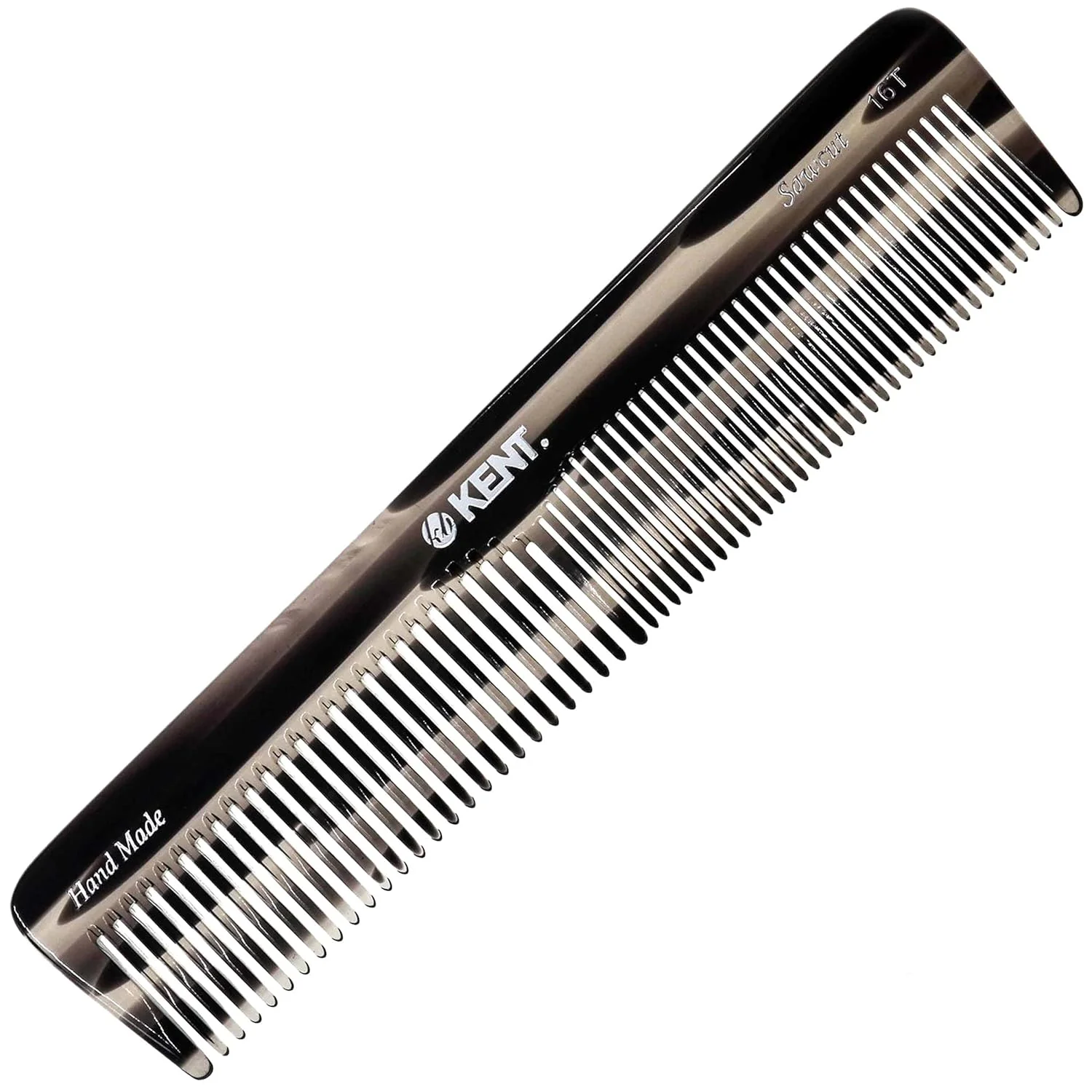 Kent 16T Mixed Tooth Handmade Comb - Image 19