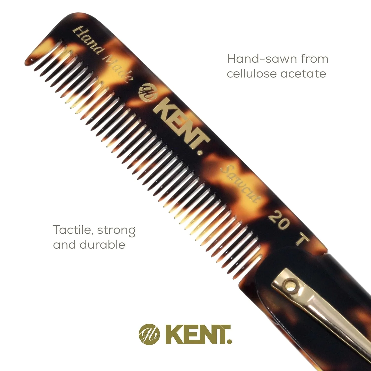 Kent 20T Fine Tooth Folding Pocket Comb - Image 11