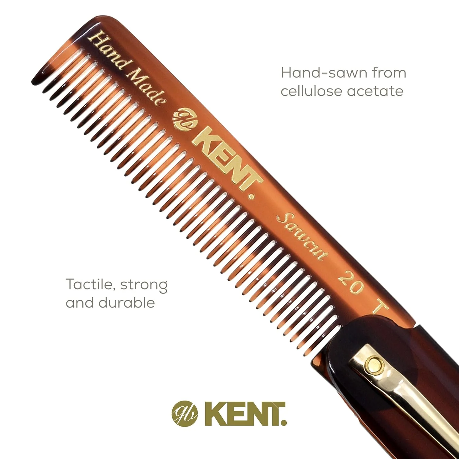 Kent 20T Fine Tooth Folding Pocket Comb - Image 17