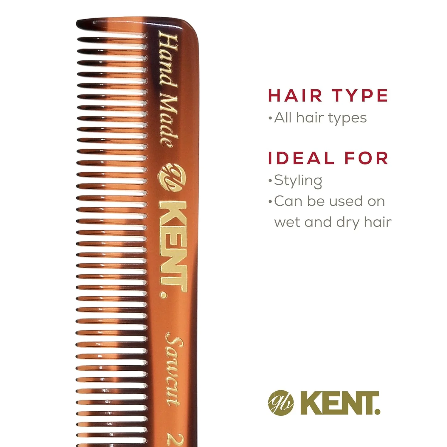Kent 20T Fine Tooth Folding Pocket Comb - Image 18