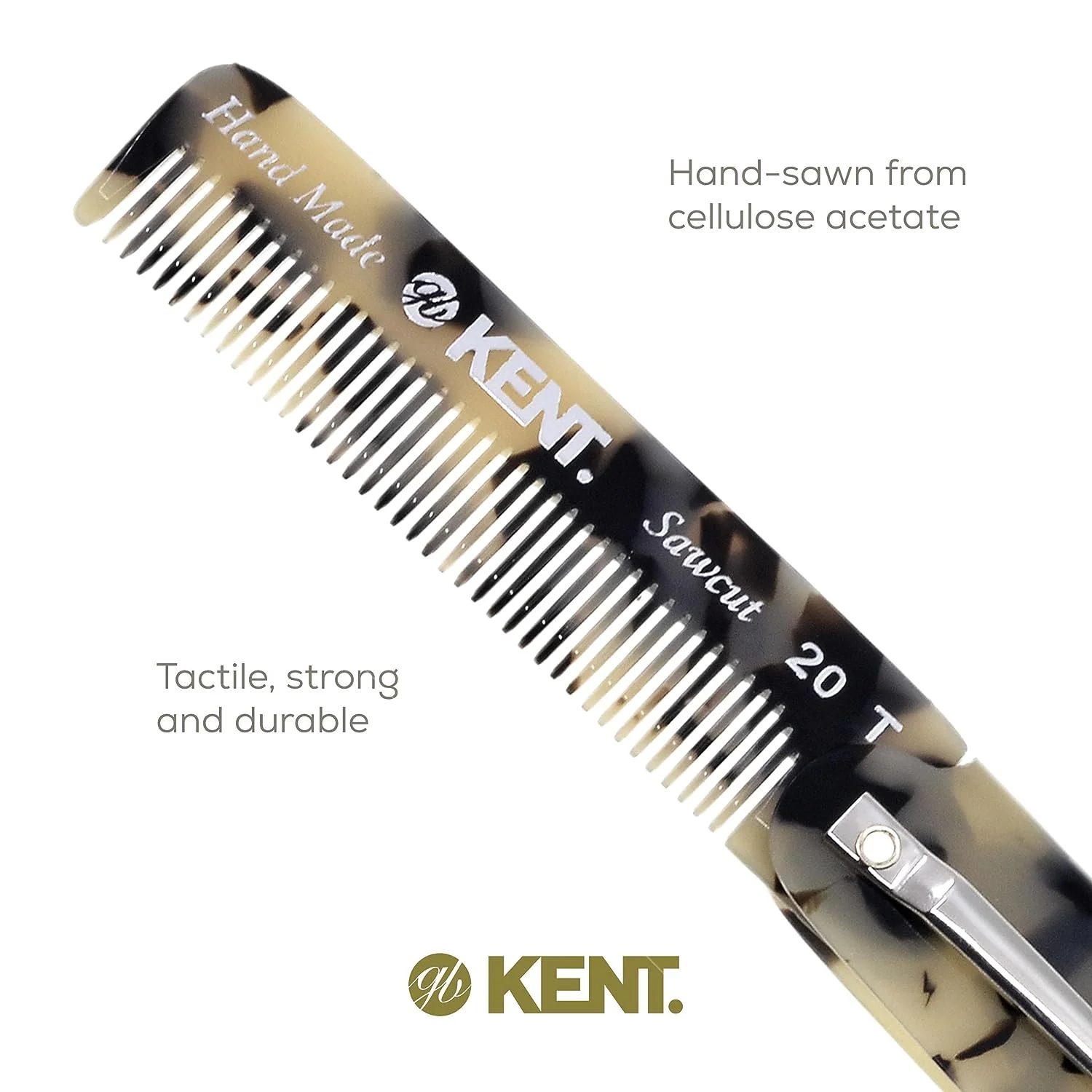Kent 20T Fine Tooth Folding Pocket Comb - Image 5