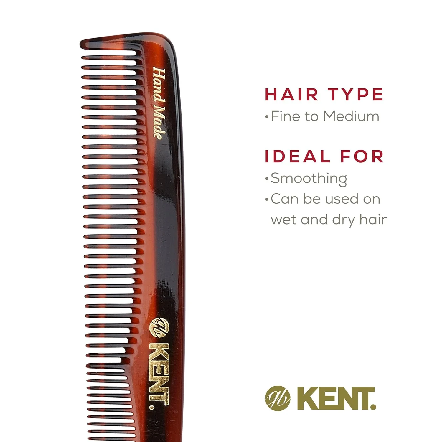 Kent 3T Mixed Tooth Dressing Comb - Image 6