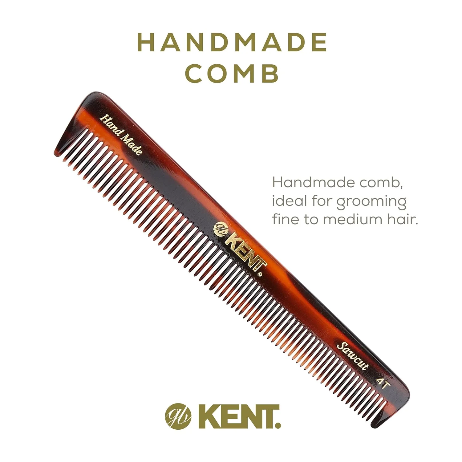 Kent 4T Mixed Tooth Grooming Comb - Image 3