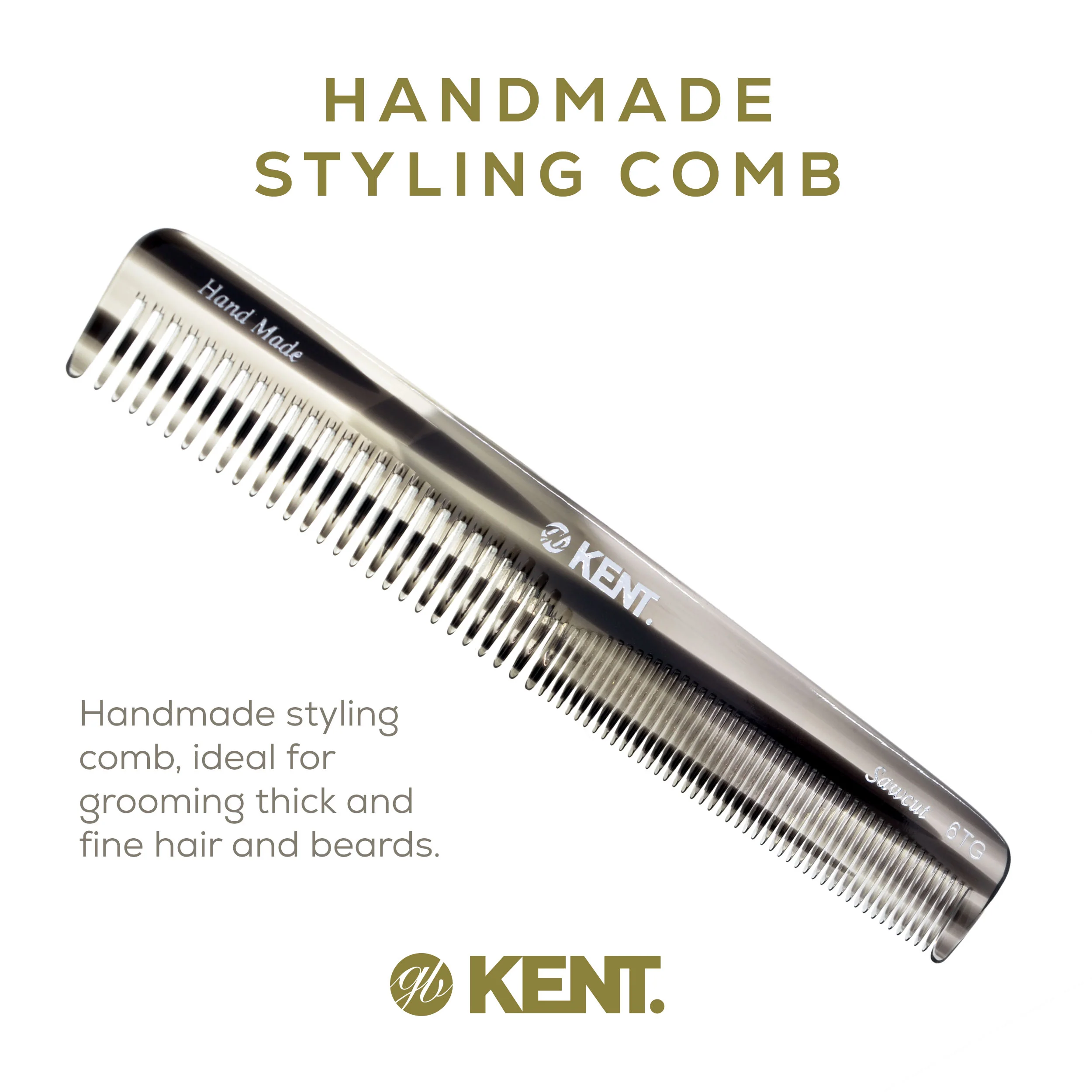Kent 6T Mixed Tooth Dressing Comb - Image 17