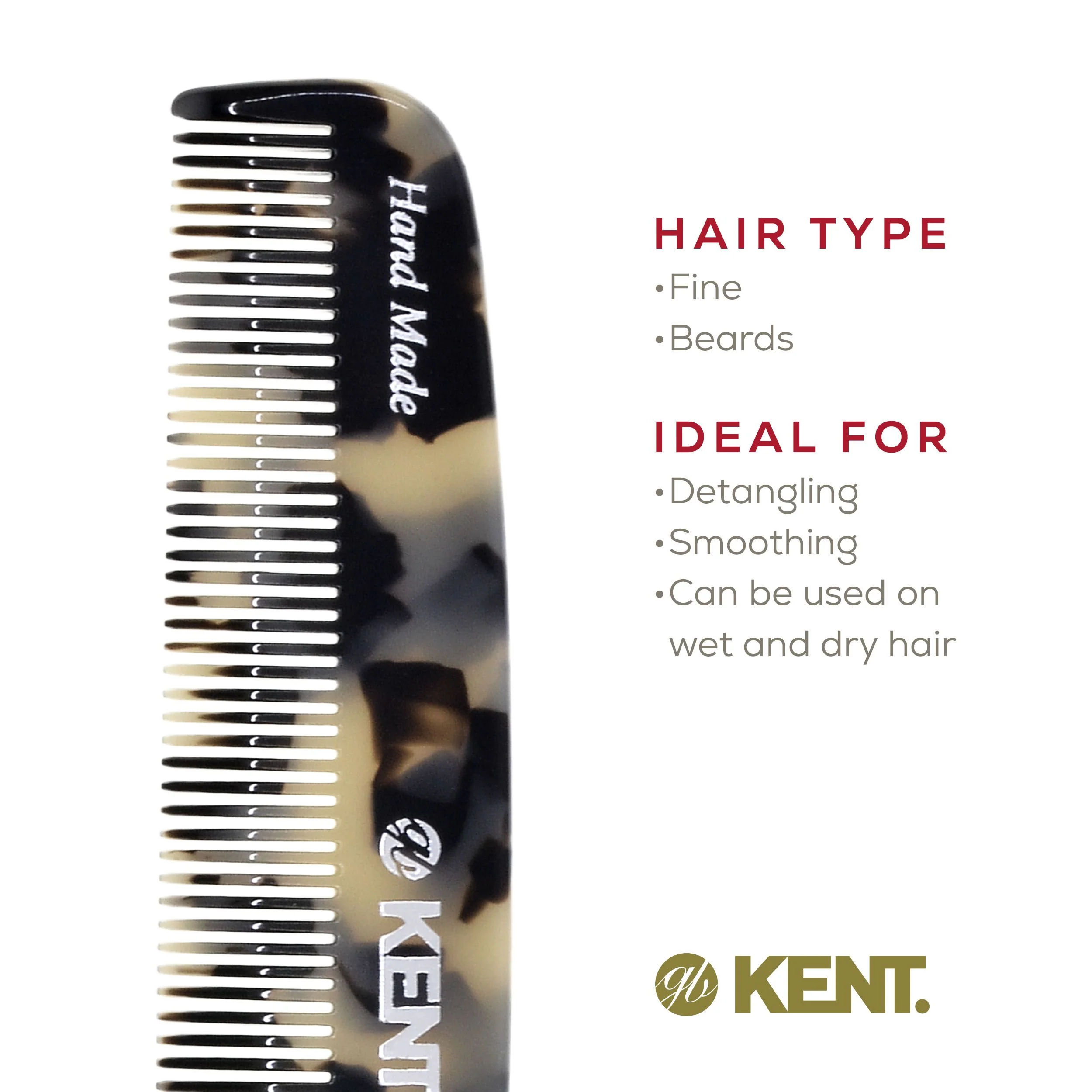 Kent 7T Fine Tooth Pocket Comb - Image 18