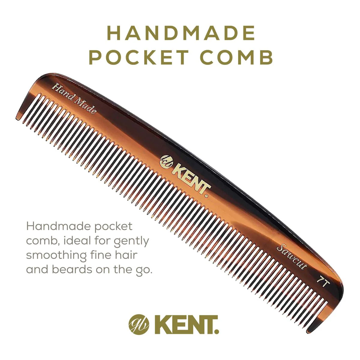 Kent 7T Fine Tooth Pocket Comb - Image 21
