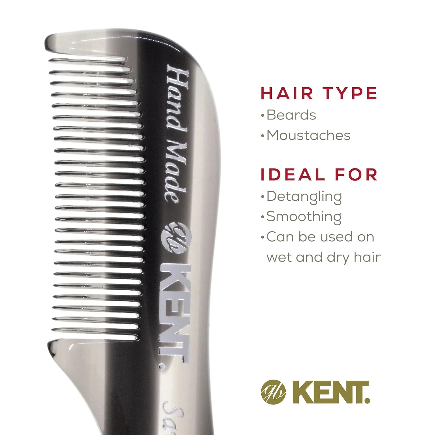 Kent 81T Fine Tooth Pocket Comb - Image 18