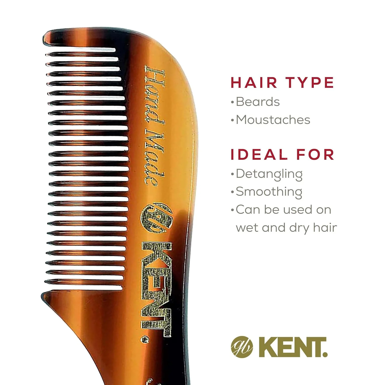 Kent 81T Fine Tooth Pocket Comb - Image 24