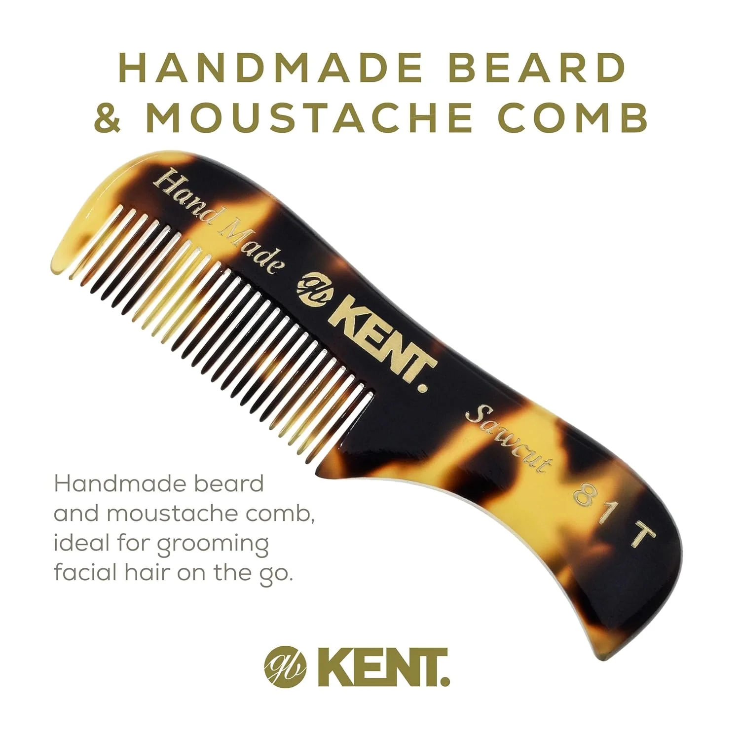 Kent 81T Fine Tooth Pocket Comb - Image 9