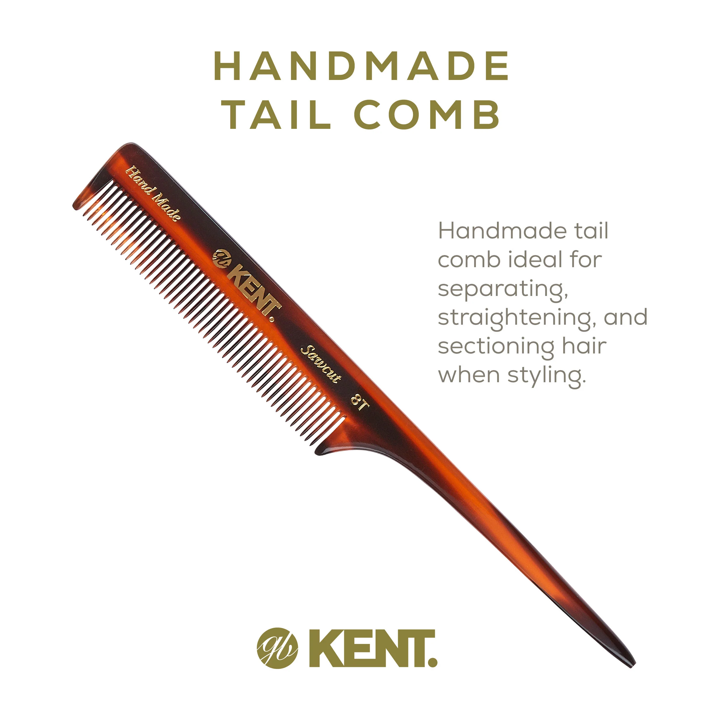 Kent 8T Fine Tail Comb - Image 3