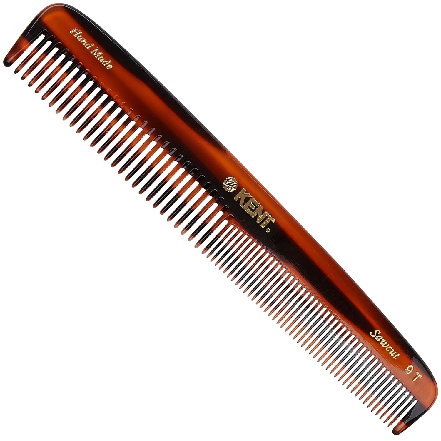 Kent 9T Mixed Tooth Handmade Comb - Image 13