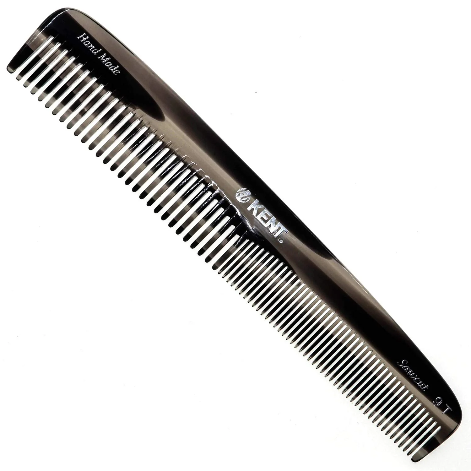 Kent 9T Mixed Tooth Handmade Comb - Image 19