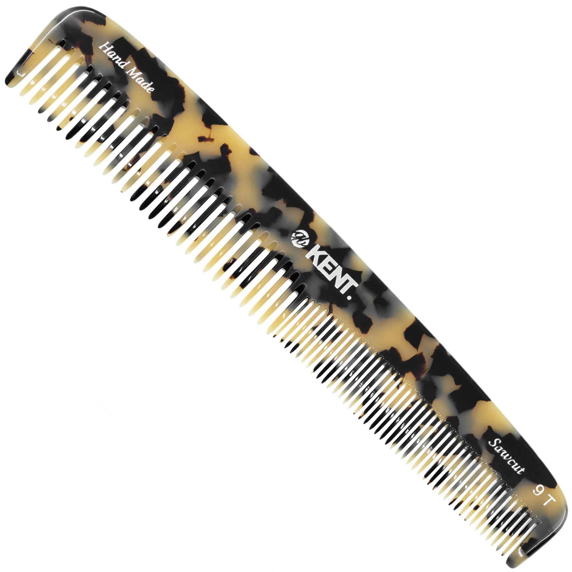 Kent 9T Mixed Tooth Handmade Comb - Image 7