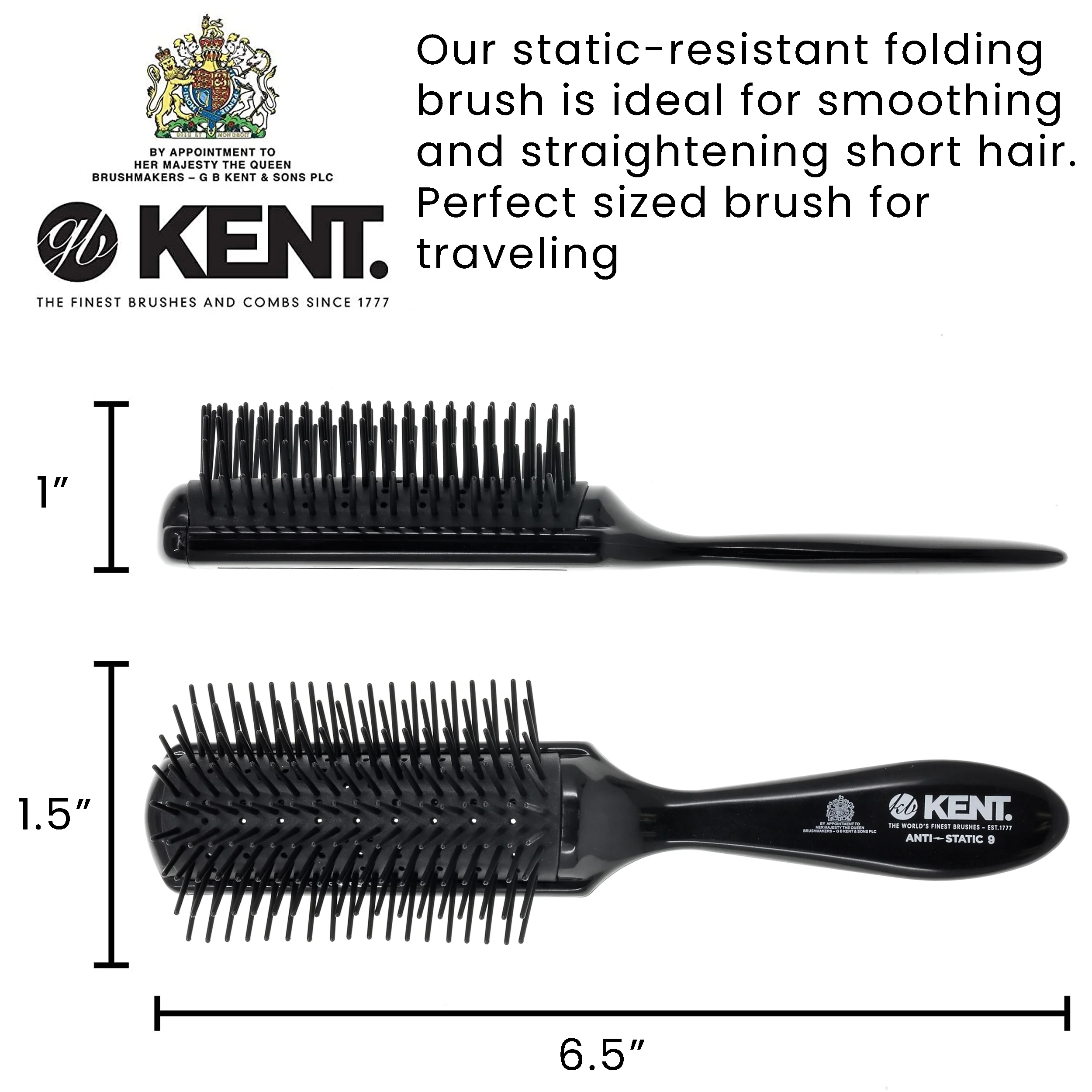 Kent AS9 Travel Brush - Image 2