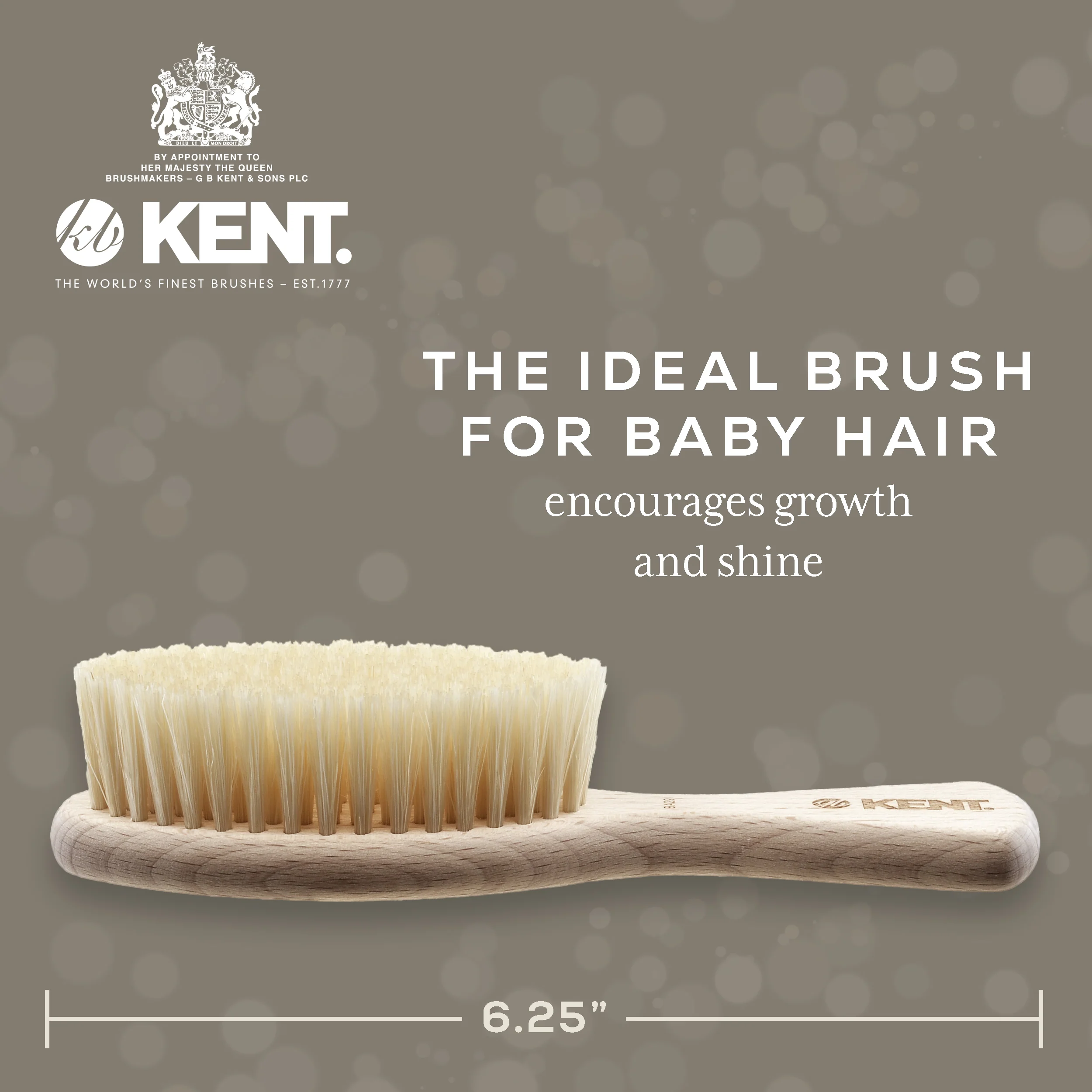Kent BA29 Baby Beechwood Brush - Image 2