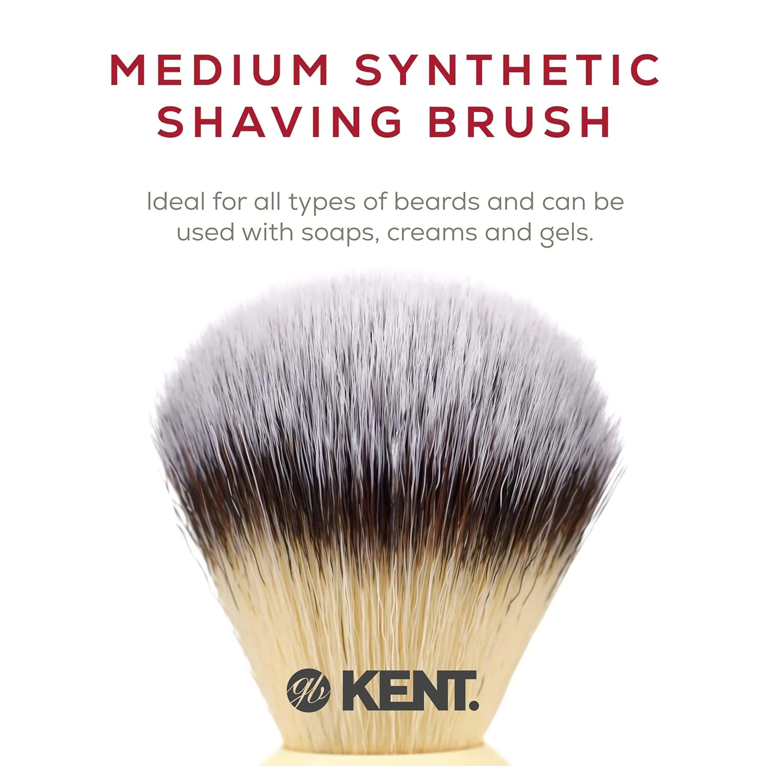 Kent BK4S Synthetic Shaving Brush Travel - Image 3