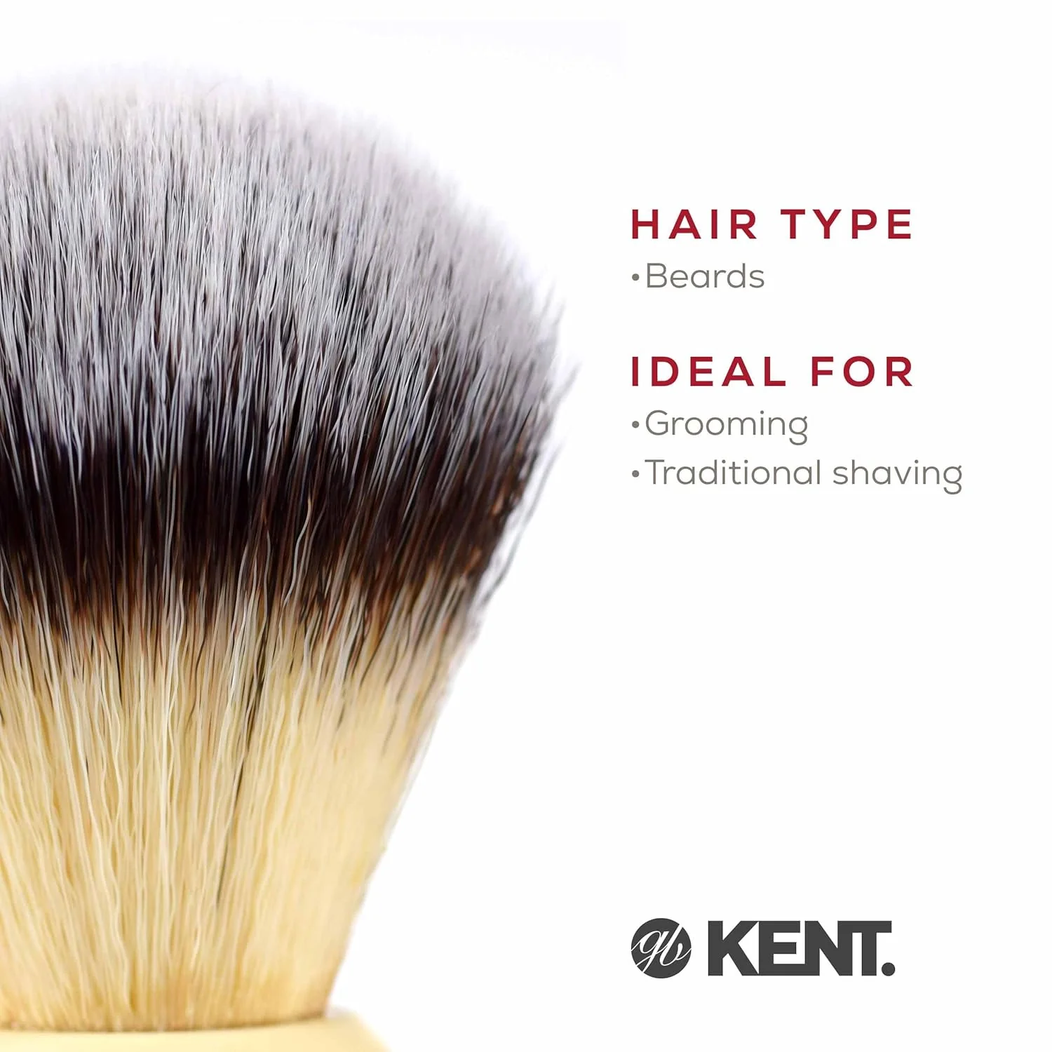 Kent BK8S Synthetic Shaving Brush Large - Image 6