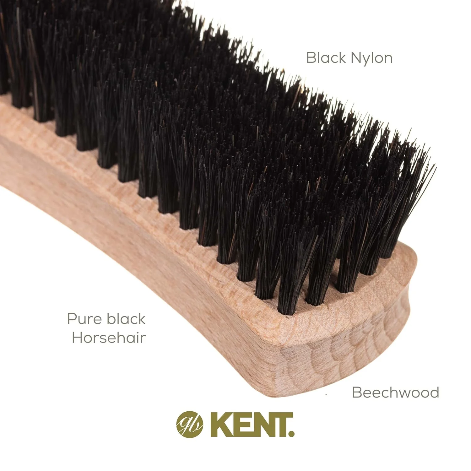 Kent BRD6 Beard Mustache Brush Travel - Image 5