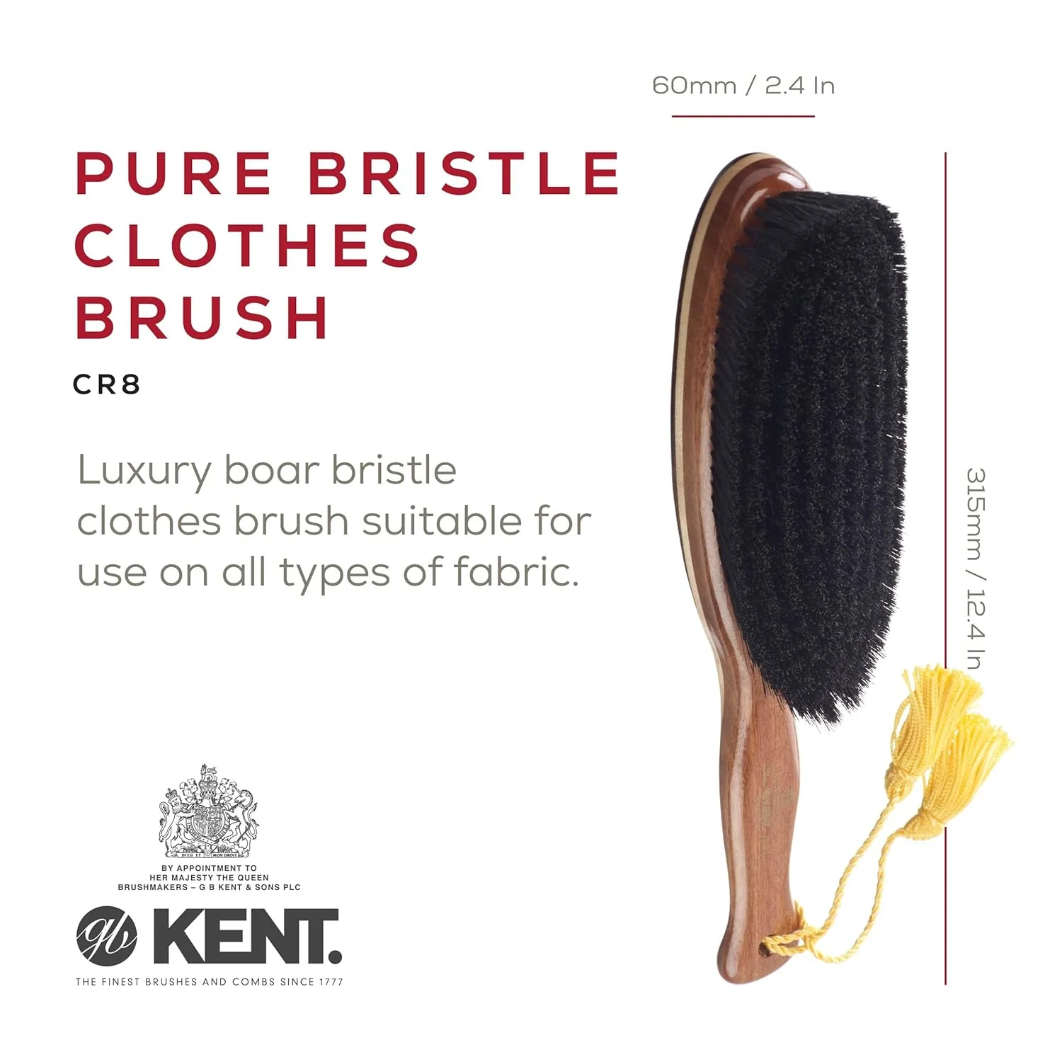 Kent CR8 Clothes Brush - Image 2