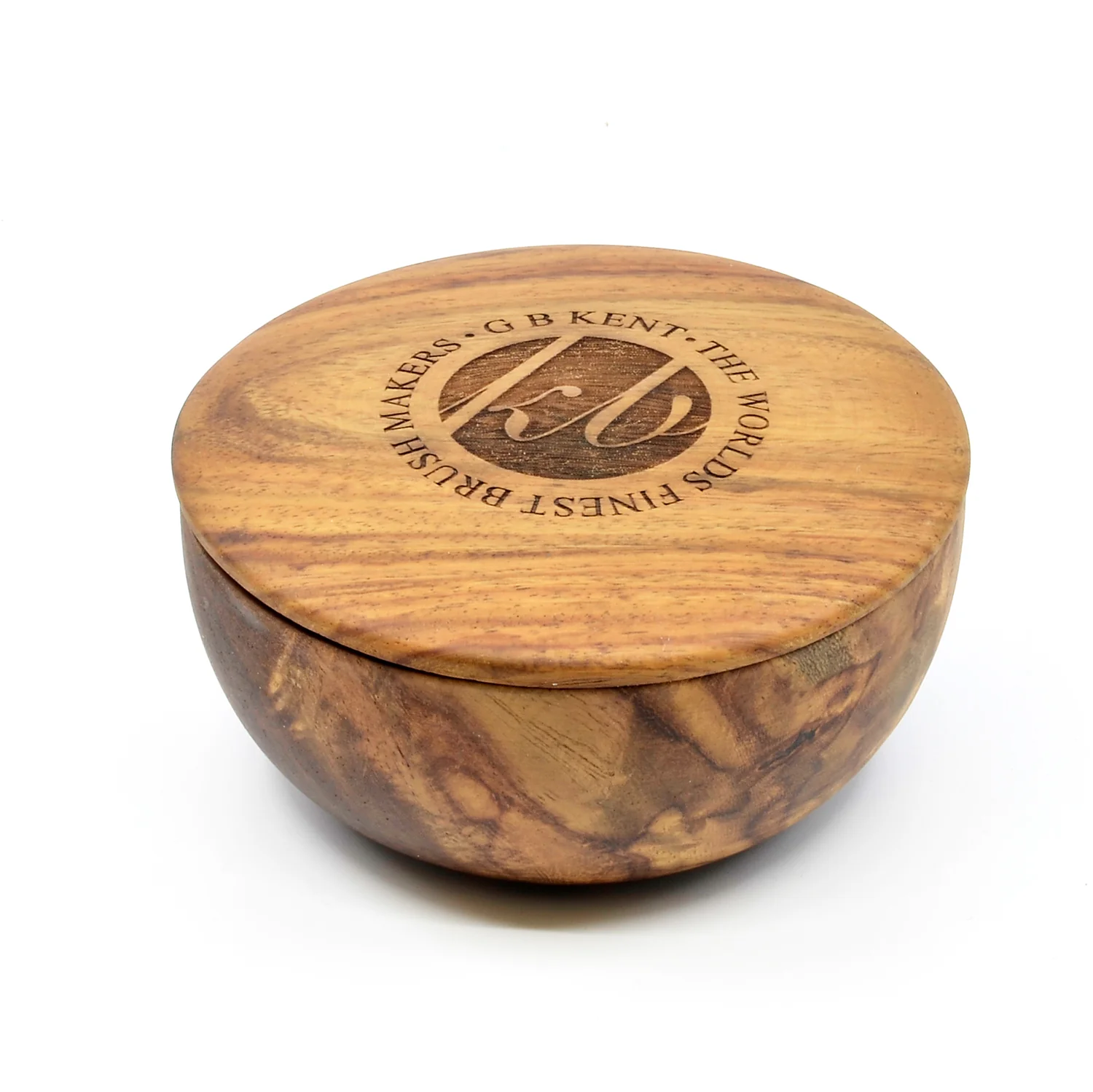 Kent SB6 Dark Oak Shaving Bowl with Soap - Image 2