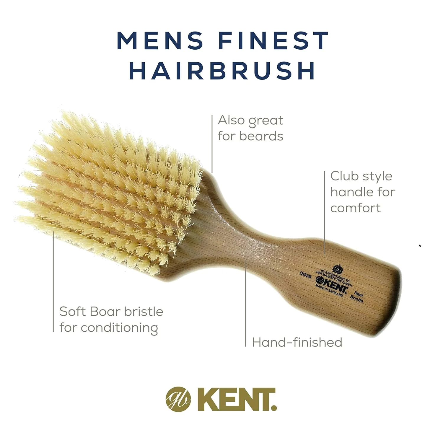 Kent OG2 Rectangular Club Brush - Image 4