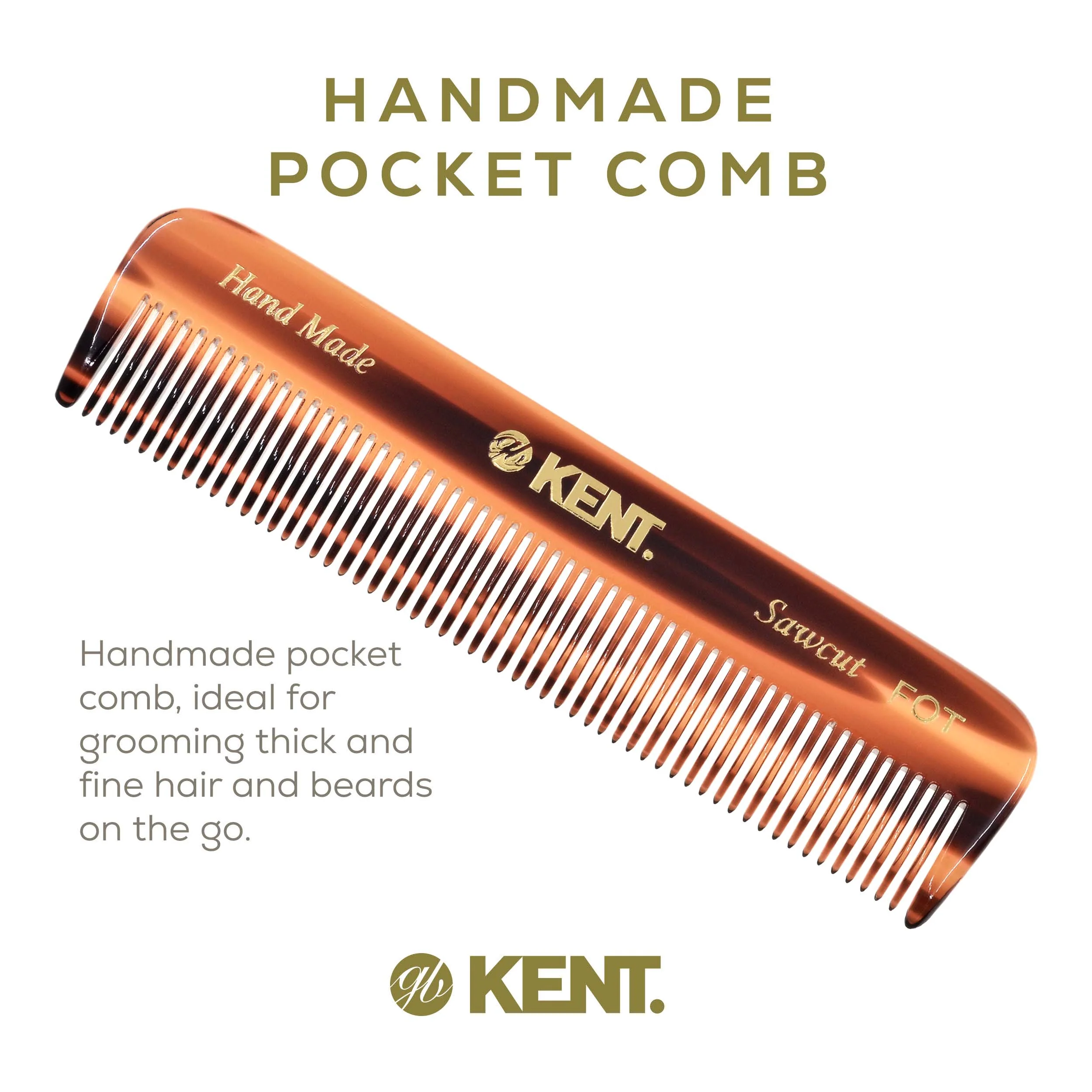Kent FOT Fine Tooth Pocket Comb - Image 27