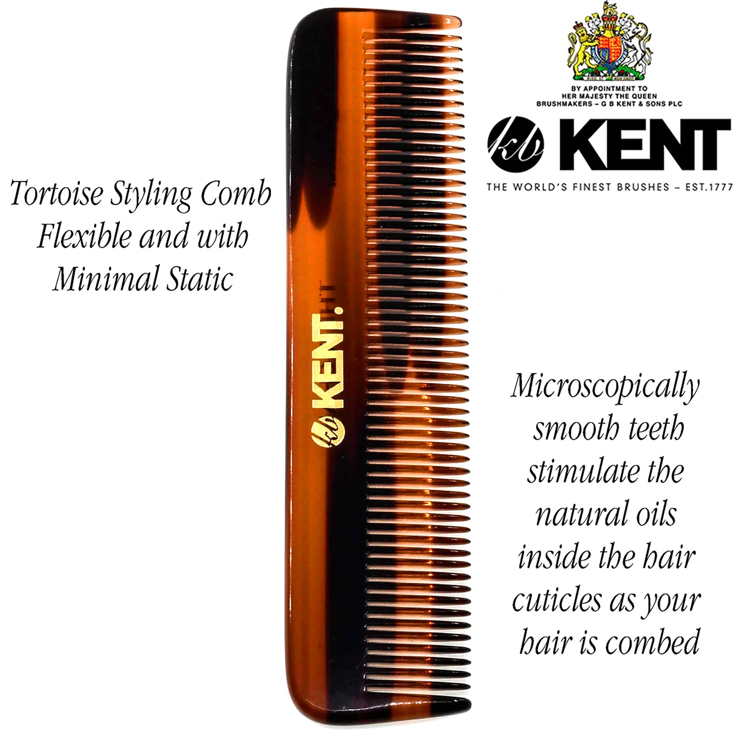Kent FOT Fine Tooth Pocket Comb - Image 4