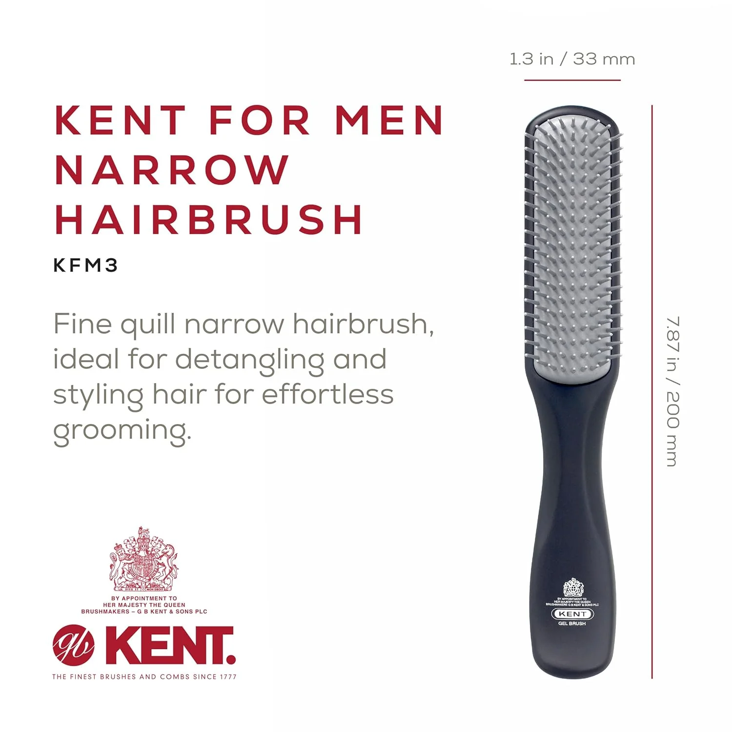 Kent KFM2 Gel Styler Brush - Image 2