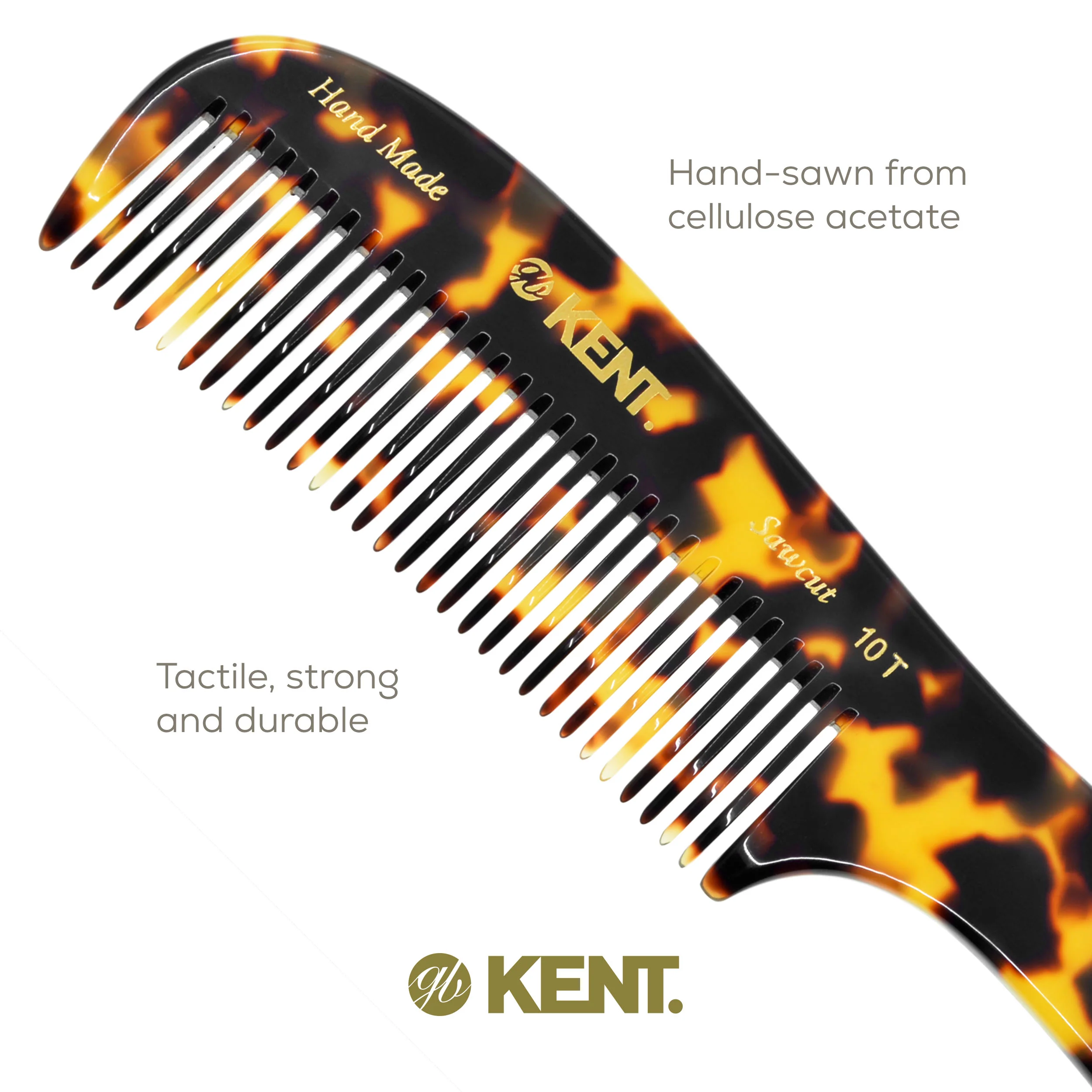 Kent 10T Wide Tooth Rake Comb - Image 5