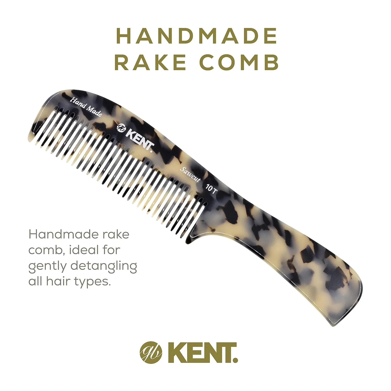 Kent 10T Wide Tooth Rake Comb - Image 9