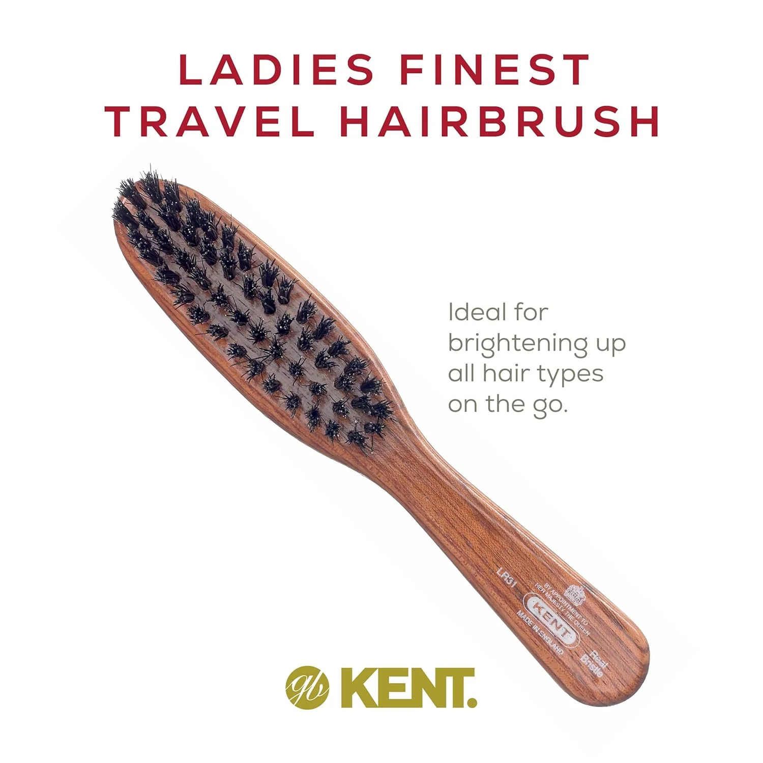 Kent LR31 Handbag Dantawood Brush - Image 3