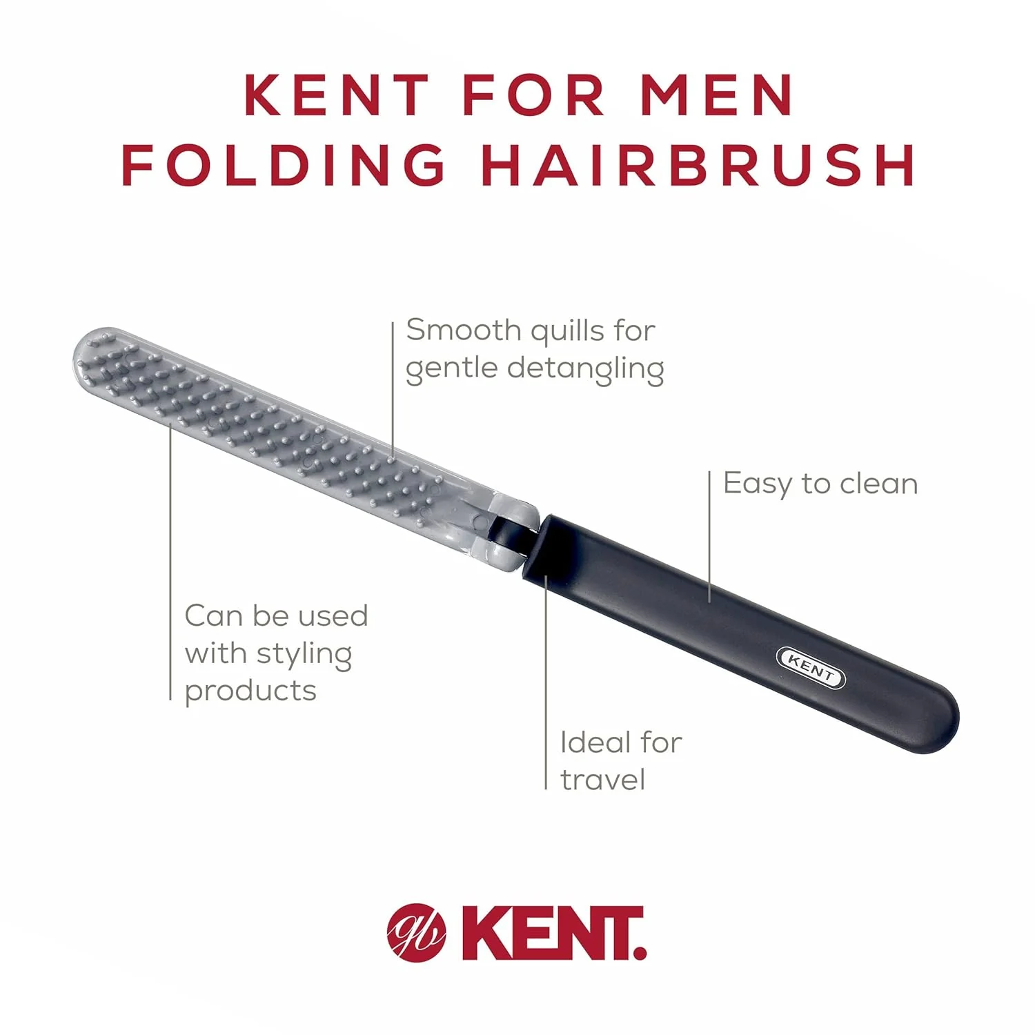 Kent KFM4 Folding Styling Brush - Image 4