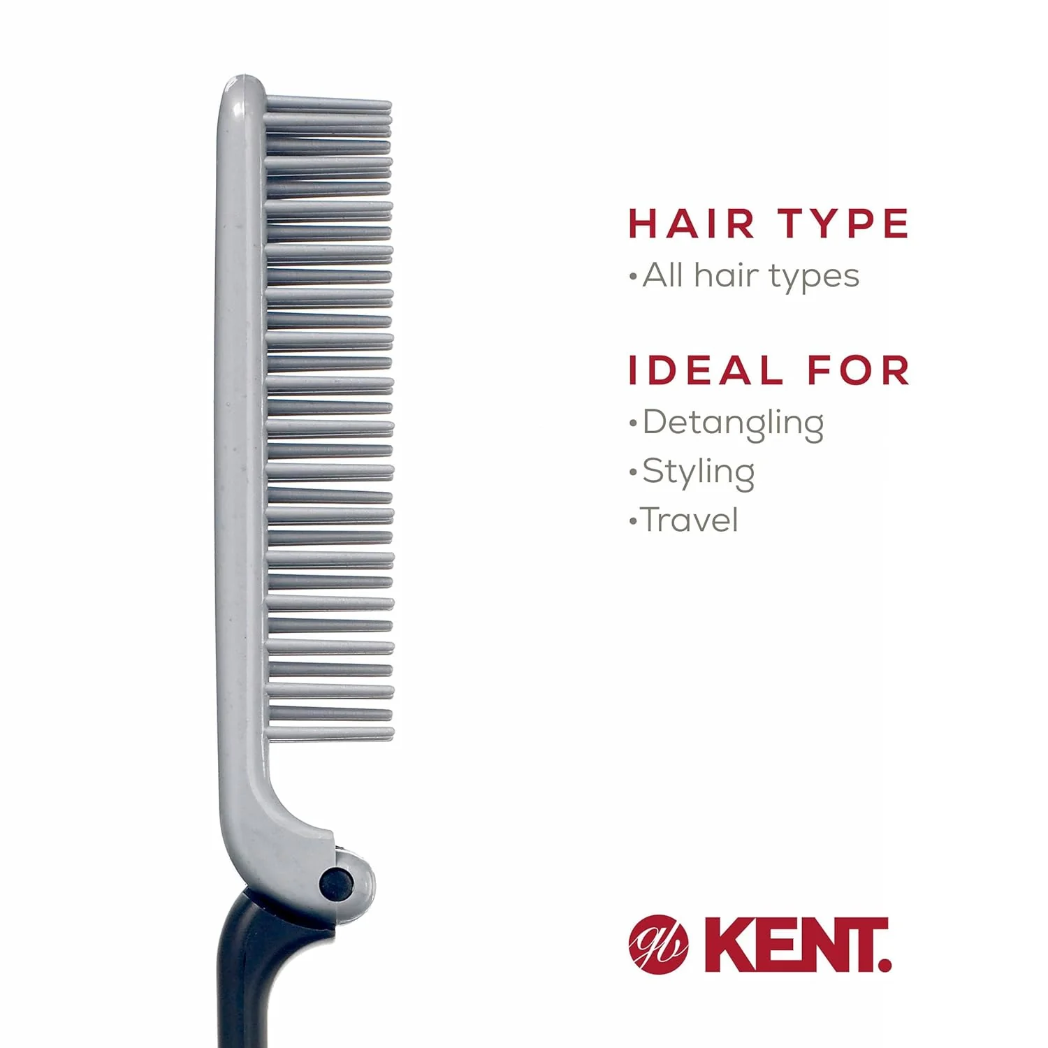 Kent KFM4 Folding Styling Brush - Image 6