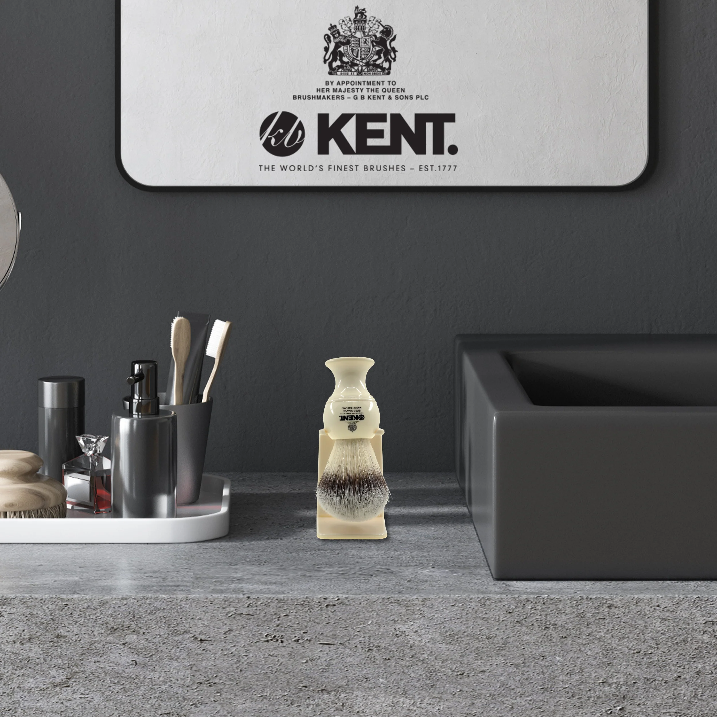 Kent Large Shaving Brush Stand - Image 4