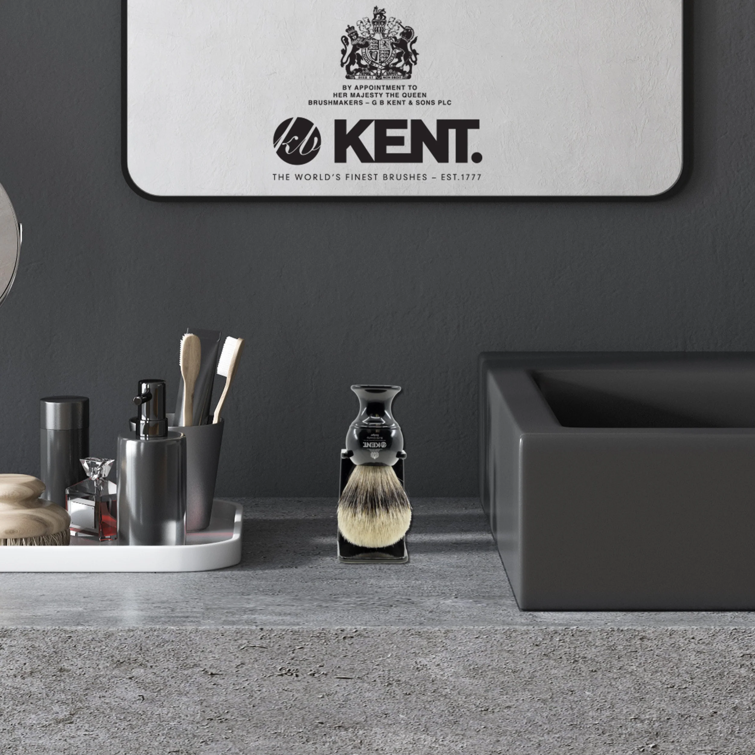 Kent Large Shaving Brush Stand - Image 9