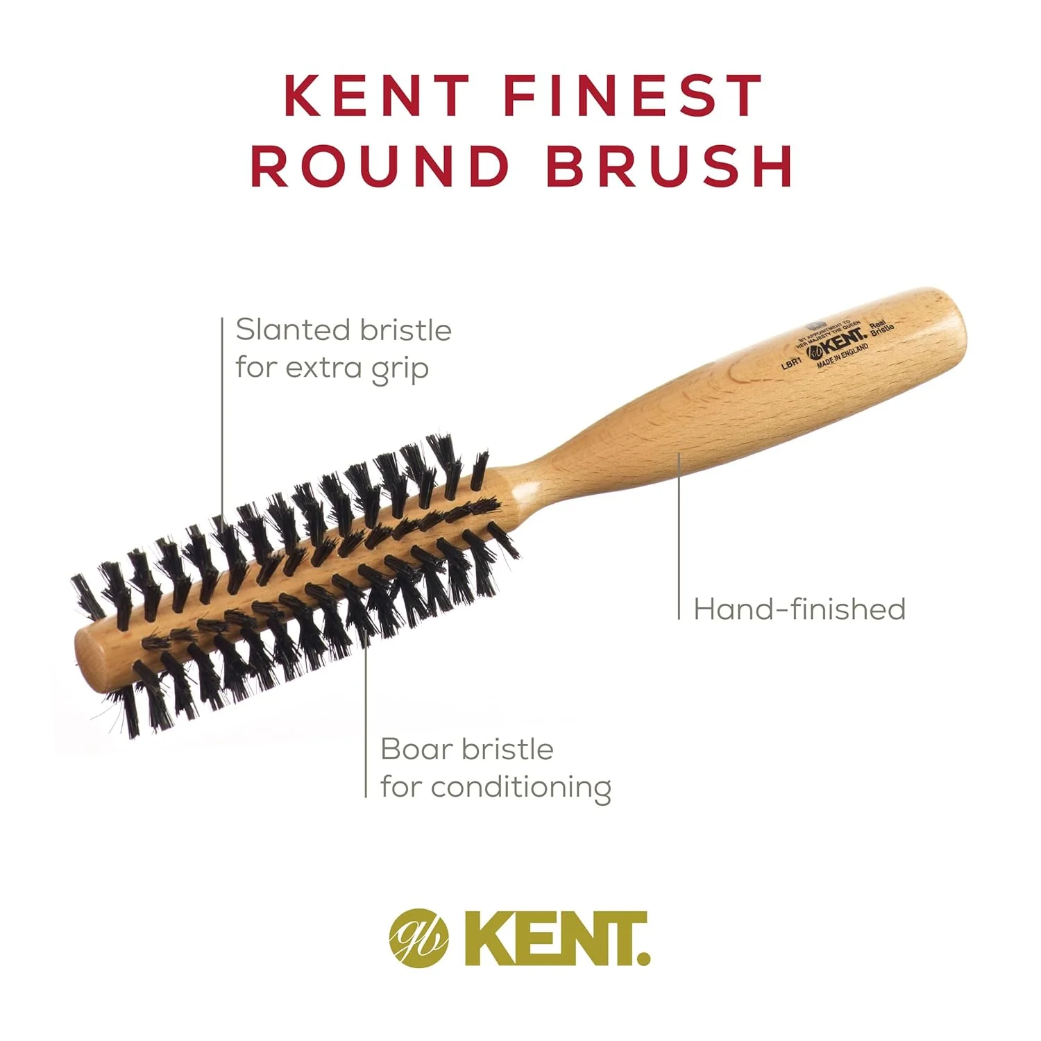 Kent LBR1 Round Brush Small - Image 4