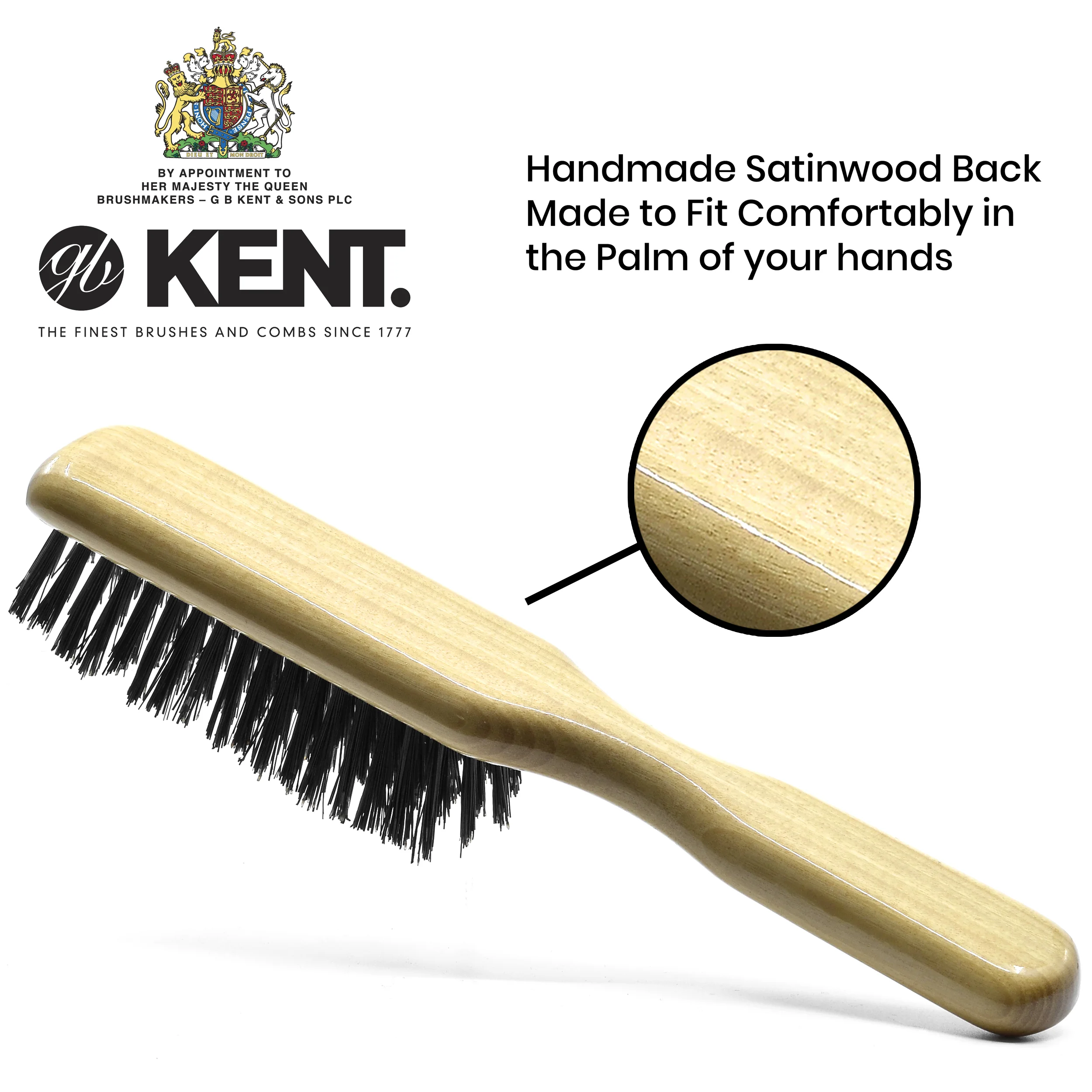 Kent LHS22T Handmade Bristle Brush - Image 4