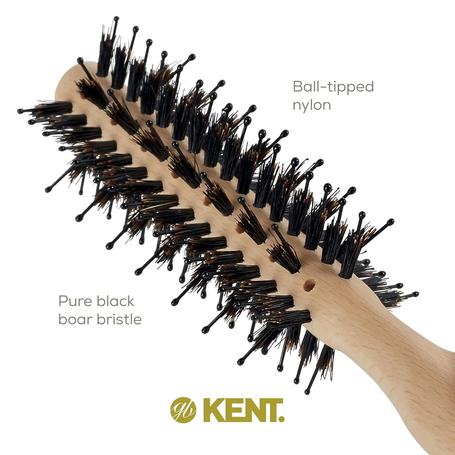 Kent LPF4 Pure Flow Vented Round Brush - Image 5