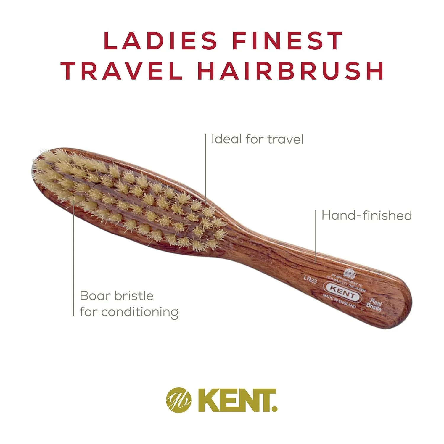 Kent LR23 Handbag Dantawood Brush - Image 4